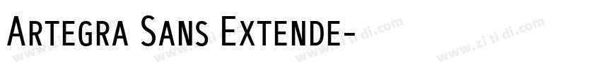 Artegra Sans Extende字体转换